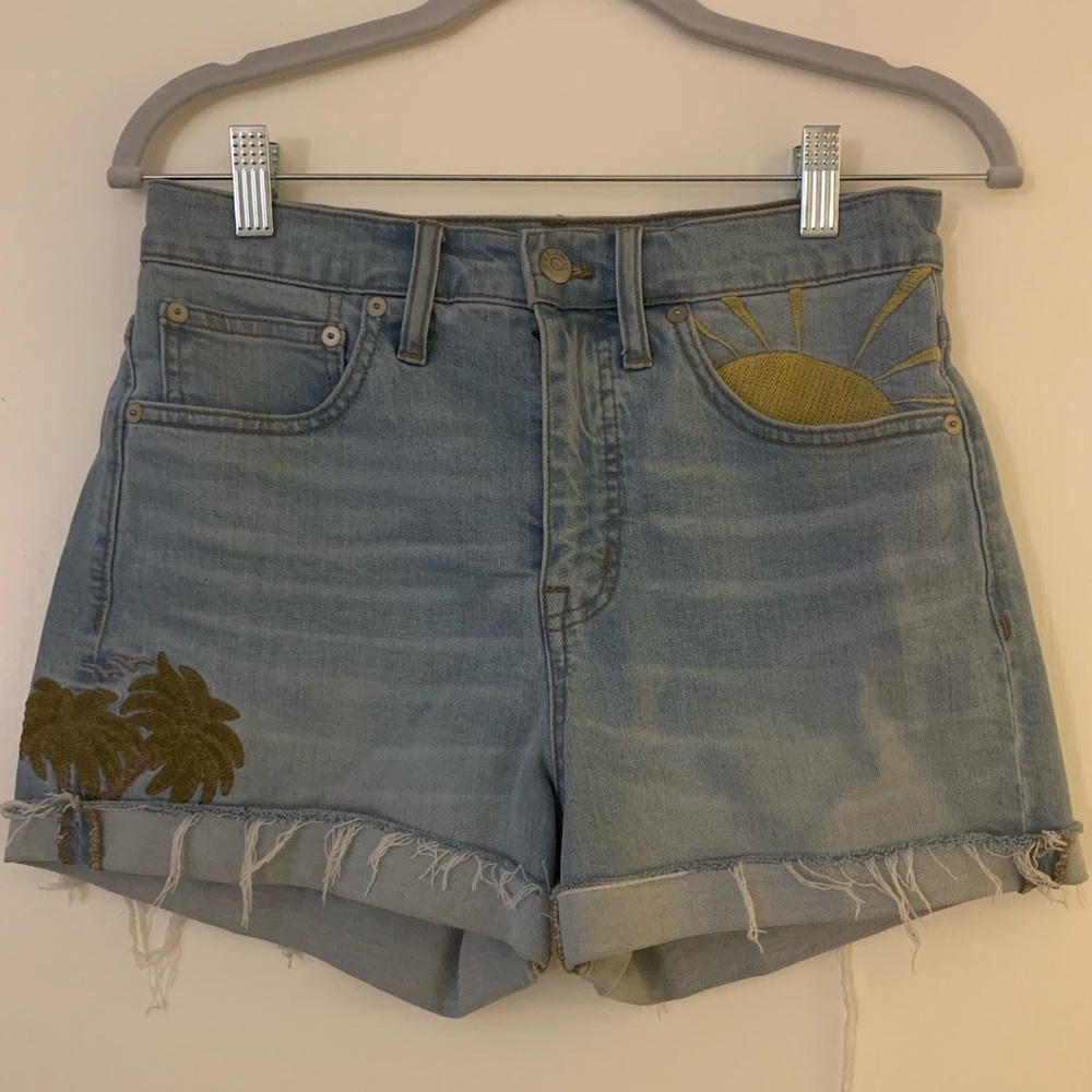 Madewell Jean Shorts with Designs